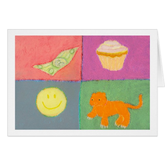 タイトルを付けられる:  お金。  カップケーキ。  トラ。  神。 -芸術 (正面横)