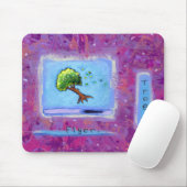 タイトルを付けられる: 小さい芸術#597 -木。 フライヤ。 芸術 マウスパッド (マウス)