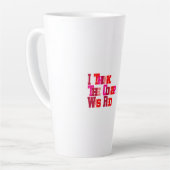 タイトルを思い出せないが… カフェラテマグ (左アングル)