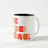 タイトルを思い出せないが… ツートーンマグカップ (正面右)