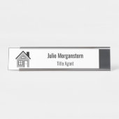 タイトルエージェント デスクネームプレート (正面)