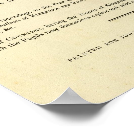 タイトルページ地理の完全なコース ポスター (角)