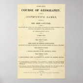 タイトルページ地理の完全なコース ポスター (正面)