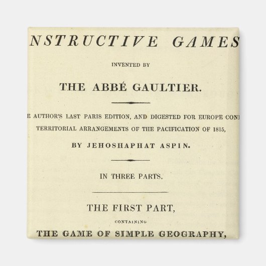 タイトルページ地理の完全なコース マグネット (正面)