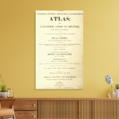 タイトルページ完全な系統図、履歴 キャンバスプリント (インサイチュ (リビング))