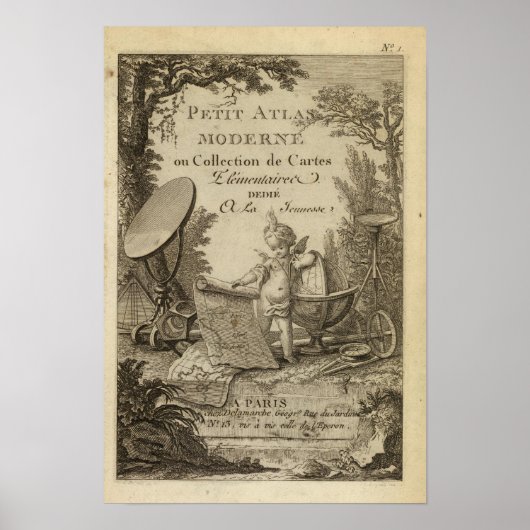 タイトルページ小さなアトラスモダンアトラス ポスター (正面)