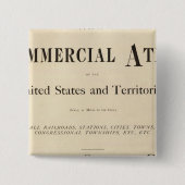 タイトルページ新しいコマーシャルアトラス 缶バッジ (正面)