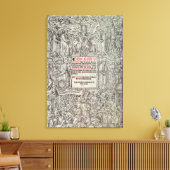 タイトルページ英語素晴らし翻訳 キャンバスプリント (インサイチュ (リビング))