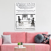 タイトルページ「A True Conversation of the � Two」 キャンバスプリント (インサイチュ (リビング))