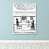 タイトルページ「A True Conversation of the � Two」 キャンバスプリント (インサイチュ (ウッドフロア))