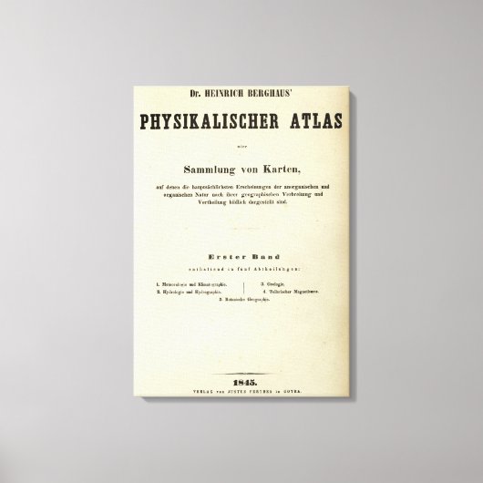 タイトルページDr.ハインリッヒベルグハウス キャンバスプリント (正面)