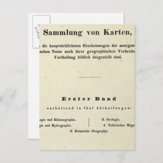 タイトルページDr.ハインリッヒベルグハウス ポストカード (正面/裏面)