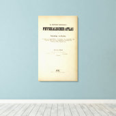 タイトルページPhysical Atlas v 2 キャンバスプリント (インサイチュ (ウッドフロア))