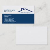 タイトル会社名刺 名刺 (正面/裏面)