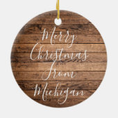 タイトル素朴ウェーブと太陽 – カスタム年名 セラミックオーナメント (裏面)