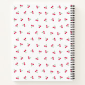 タイトル　カスタム　チェリー（ホワイト）   ノートブック (裏面)