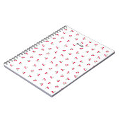 タイトル カスタム チェリー(ホワイト) ノートブック (左側)