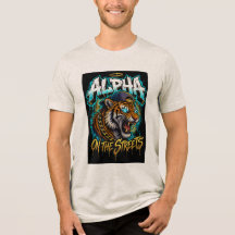 タイトル: カラフルタイガー ストリートウェアTシャツ