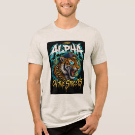 タイトル: カラフルタイガー ストリートウェアTシャツ トライブレンドＴシャツ