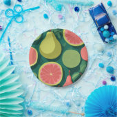 タイトル：グアバエレガンスモダン：ミニマル紙プラン ペーパープレート (パーティー)