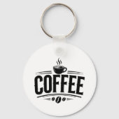 タイトル: コーヒー好きのためのヴィンテージコーヒーキーチェーン – 楽しい キーホルダー (裏面)