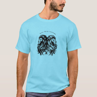 タイトル:ツインライオンズとBlue Tシャツ、Roar with Tシャツ