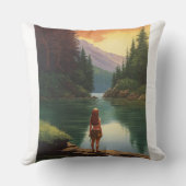 タイトル： 「ドリーミー心地よい枕」説明： Tran クッション (裏面)