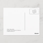 タイトル:ハットをかぶったネズミ - 楽しくて馬鹿らしい幸せなげっ歯類のアート ポストカード (裏面)