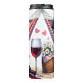 タイトル:ハンモックのグリピー猫ワイン タンブラー (裏面)