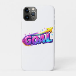 タイトル ビブラントGOALスマホケース - 輝く成功とG iPhone 11 PROケース