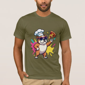 タイトル: ファンキーなキャラクタードッグ グラフィックTシャツ Tシャツ