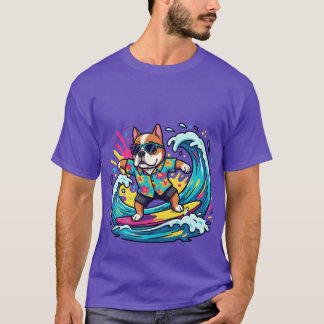 タイトル: ファンキーなキャラクタードッグ グラフィックTシャツ Tシャツ