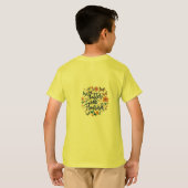 **タイトル:** "フラッタと繁栄" Tシャツ (裏面フル)