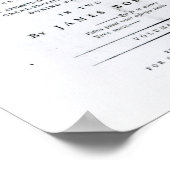 タイトル・ページ、「サミュエル・ジョンソンの生涯」より ポスター (角)