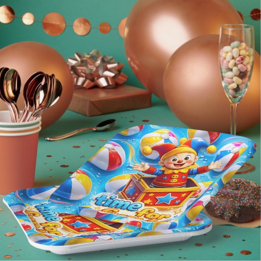 タイトル ペーパープレート (複数)