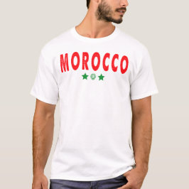 タイトル: モロッコ ライオン プライド ツー スターズ サッカー ファン  Tシャツ
