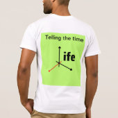 タイトル: 「人生を高める:時代を超越したデザイン Tシャツ (裏面)