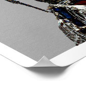 タイトル：冠婚葬祭のアフリカの部族の女性 ポスター (角)