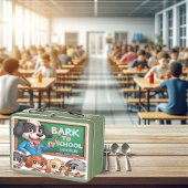 タイトル：新学期Pup-arazzi Lunchbox メタルランチボックス