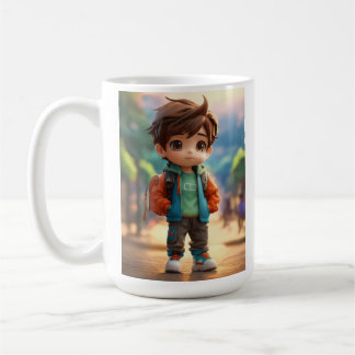 タイトル： "朝の至福マグカップ"説明：スタート コーヒーマグカップ