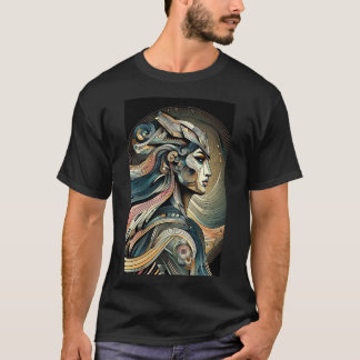 タイトル: "未来の女神" Tシャツ