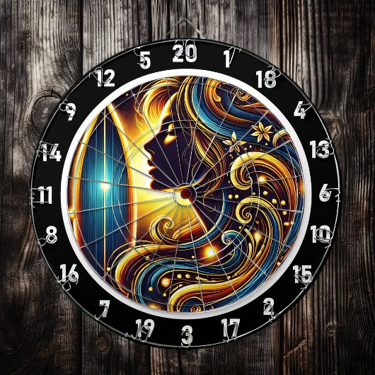 タイトル:波ライダーのゴールデン・エスケープ ダーツボード