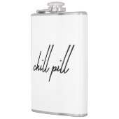 タイトル： "Chill Pill - Drink, , リラックスRepeat Flask" フラスク (左)