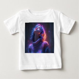 タイトル： Dreamscape Glow Tシャツと居心地の良いFireTシャツ ベビーTシャツ