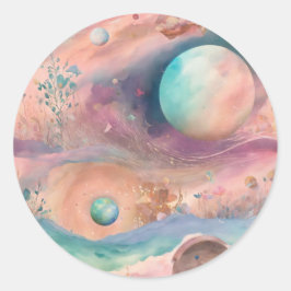 タイトル：Dreamy Mist Pastel Journal: Shabby Chic Kr ラウンドシール