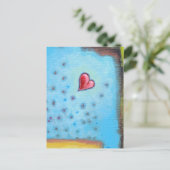 タイトル： (In Motion)フォーカス – 愛を目指す。 ポストカード (スタンド正面)