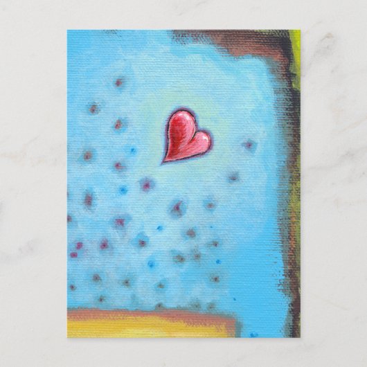 タイトル： (In Motion)フォーカス – 愛を目指す。 ポストカード (正面)