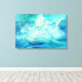 タイトル：「marina grande」イタリアン作家 キャンバスプリント (インサイチュ (ウッドフロア))