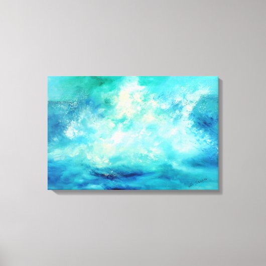 タイトル：「marina grande」イタリアン作家 キャンバスプリント (正面)