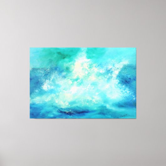 タイトル：「marina grande」イタリアン作家 キャンバスプリント (正面)